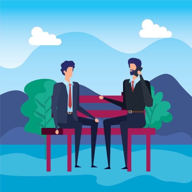 优雅的商人用手机打电话图片下载