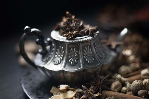 红咖喱或泰国菜的调味品或香料图片下载