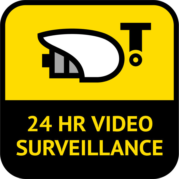 视频监控闭路电视标签方形图片下载