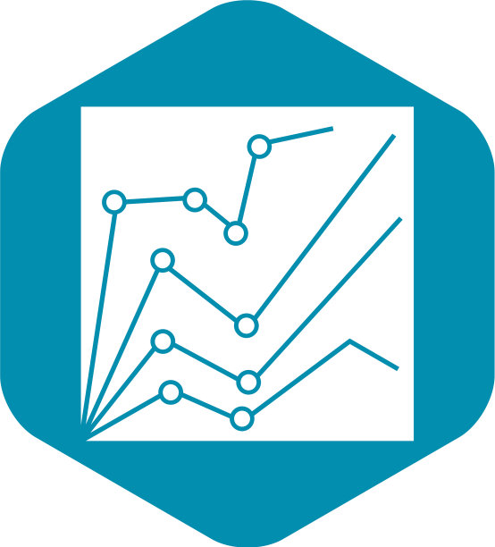 金融统计图标风格简单图片下载