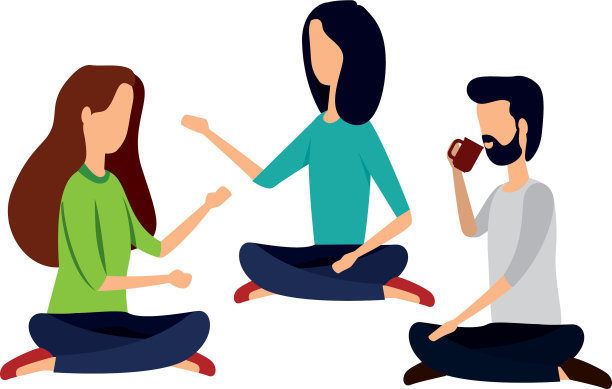 优雅的商务人士坐在那里喝咖啡图片下载