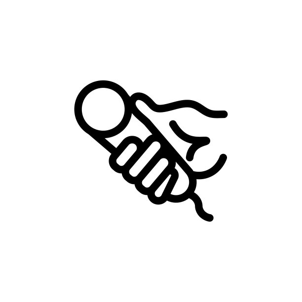 平线麦克风图标符号标志标志图片下载