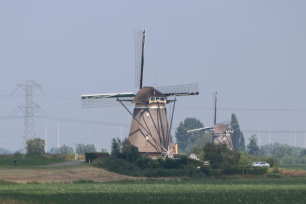 风车作为工作干泵的Tweemanspolder，系统命名为molenergang在泽文惠珍图片下载