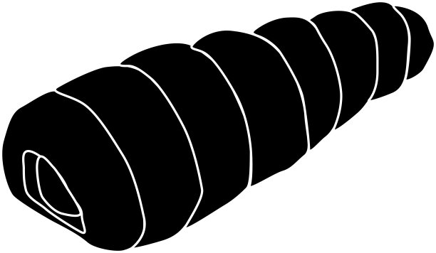 巧克力短号剪影材料图片下载