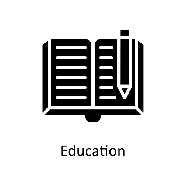 教育矢量固体图标设计插图。创造性过程符号在白色背景EPS 10文件图片下载