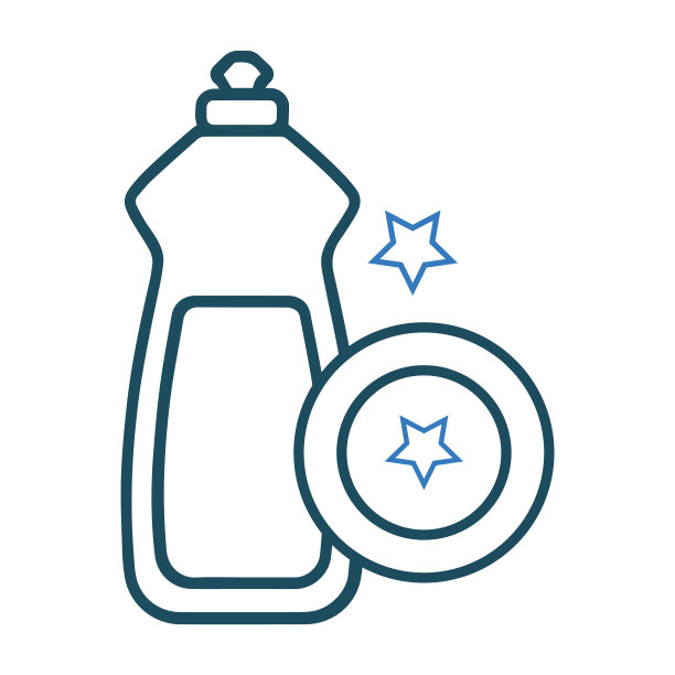 洗碗，肥皂，清洁图标图片下载