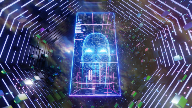 人工智能数字隧道图片下载