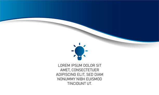 抽象梯度蓝色曲线呈现背景图片下载