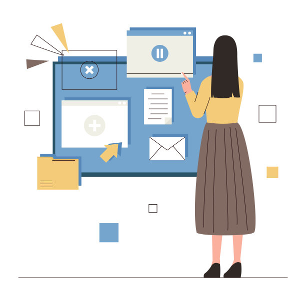 网络课程的概念图片下载