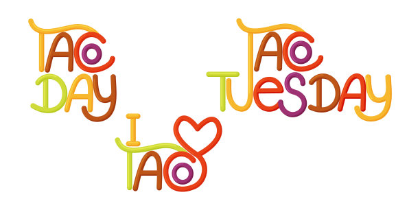 手绘题词:最好的墨西哥玉米卷，墨西哥食物，现在是玉米卷时间。可用于菜单、招牌、横幅、海报、标签、包装等促销营销材料。矢量图图片下载