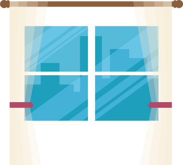 窗与城市景观景观图片下载