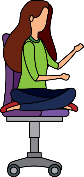 优雅的女商人与莲花地位图片下载