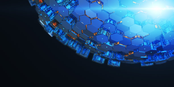 大数据。六边形的概念。图片下载