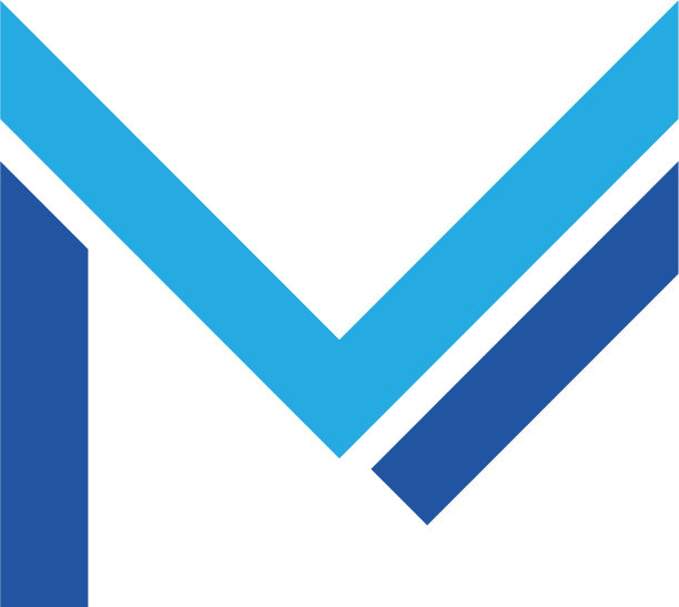 M字母标志模板图片下载