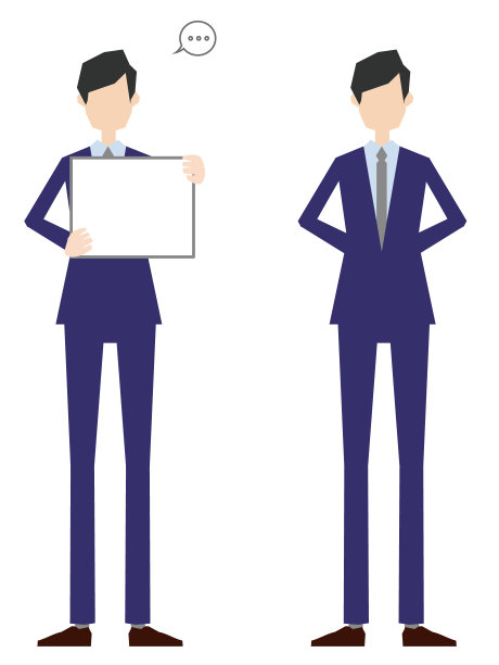 展示白板的办公室职员图片下载