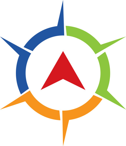指南针logo模板图片下载