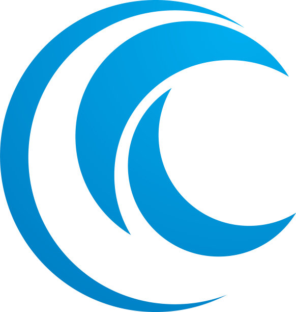 水波符号和图标标志模板图片下载