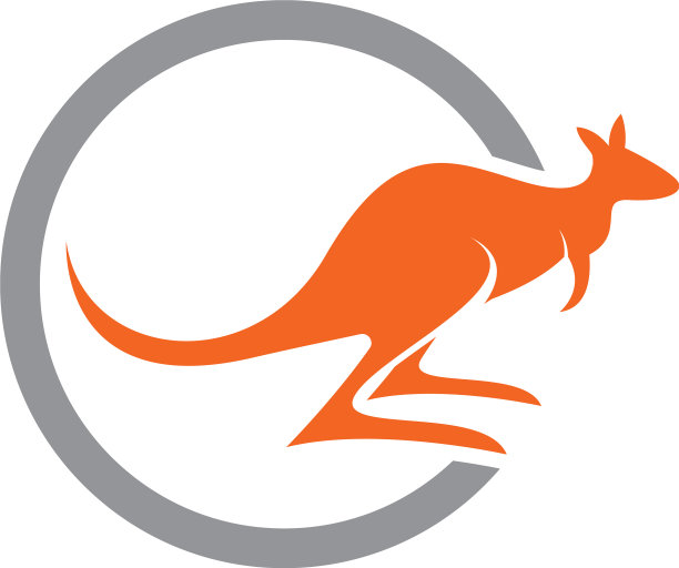 袋鼠标志模板图片下载