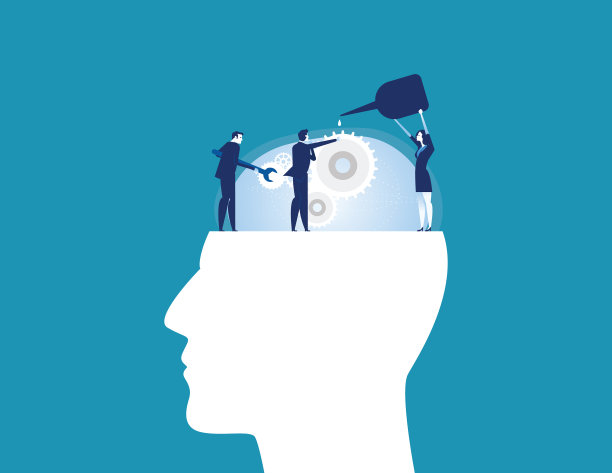 团队合作业务团队修复人类头部图片下载