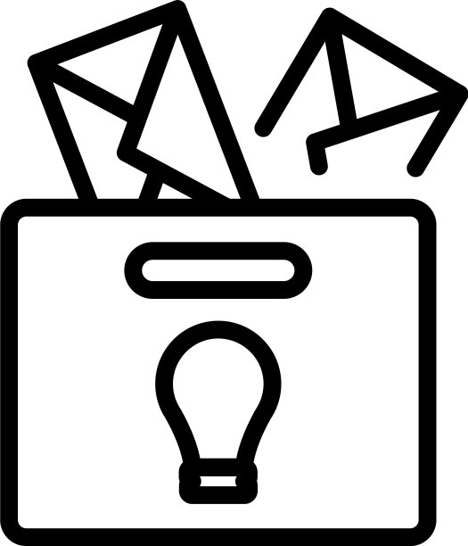 想法框图标轮廓风格图片下载