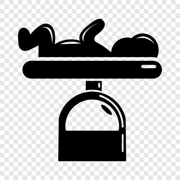 缩放婴儿图标简单的黑色风格图片下载