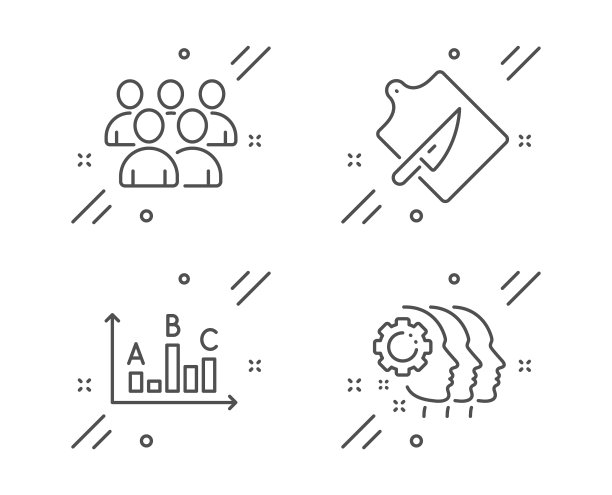 调查结果砧板和组图标设置图片下载