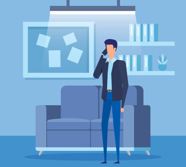 商人在用智能手机打电话图片下载