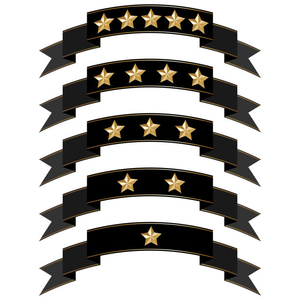 丝带镶星星图片下载