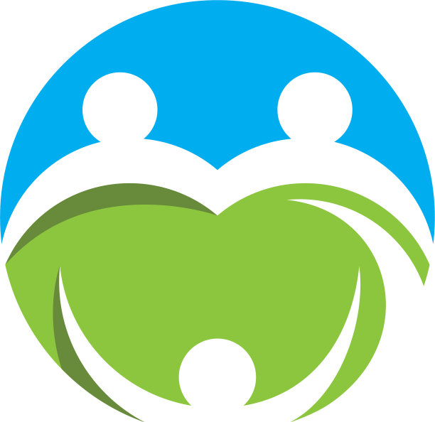 社区关怀标志模板图片下载