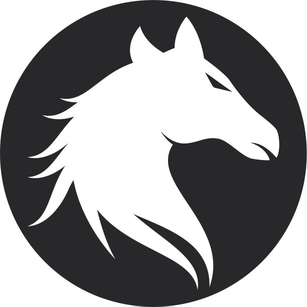 马标志模板图片下载