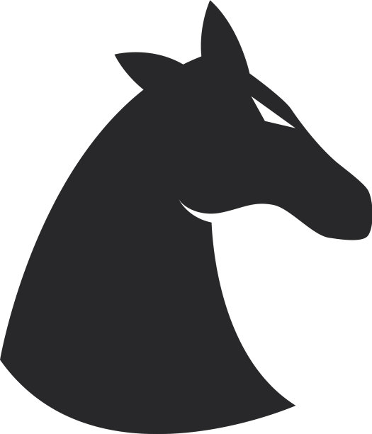 马标志模板图片下载