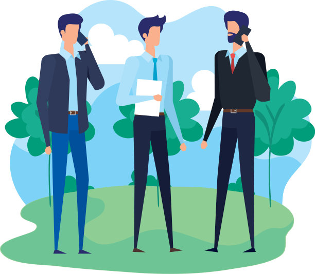 用手机打电话的商人图片下载