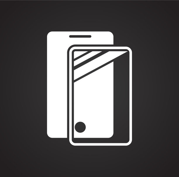 智能手机服务相关图标的背景图片下载