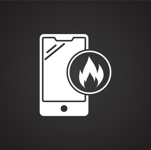 智能手机服务相关图标的背景图片下载