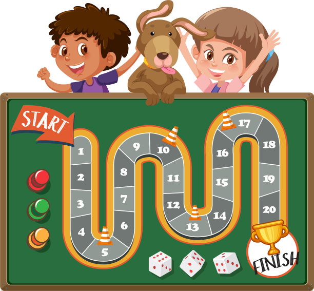 以孩子和狗为背景的桌面游戏图片下载