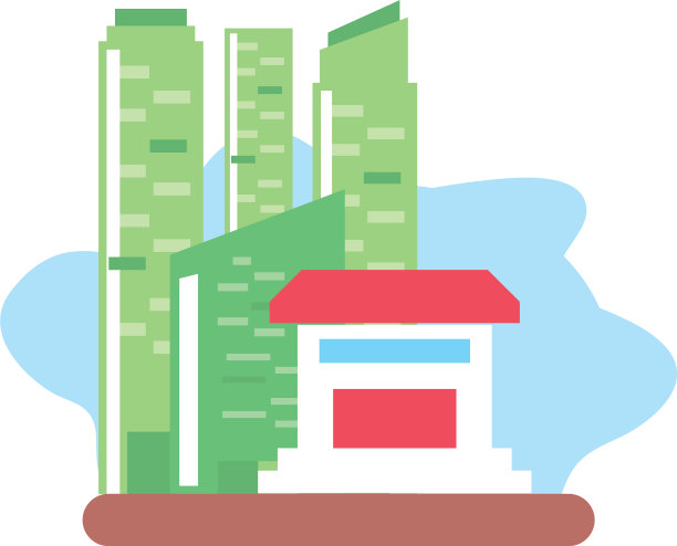 立面建筑和房屋结构图片下载