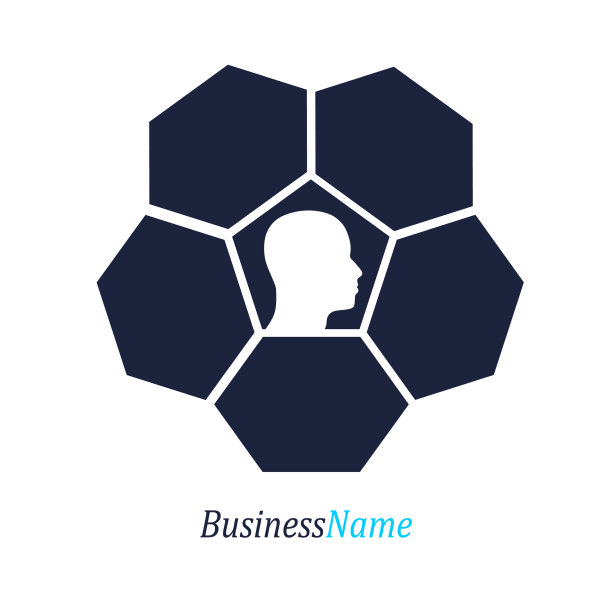 几何设计会徽图片下载