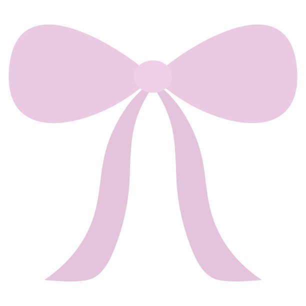 紫色的蝴蝶结。装饰礼物，惊喜，花束。这条丝带系得很漂亮。结装饰用的。颜色向量插图。平的风格。节日的打印。孤立的背景。图片下载