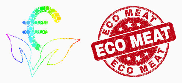 星点谱欧元创业萌芽图标图片下载