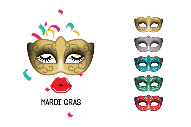 化妆舞会面具。狂欢节面具。用于海报，海报，壁纸，背景和网站。图片下载