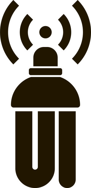 智能led灯泡图标风格简单图片下载