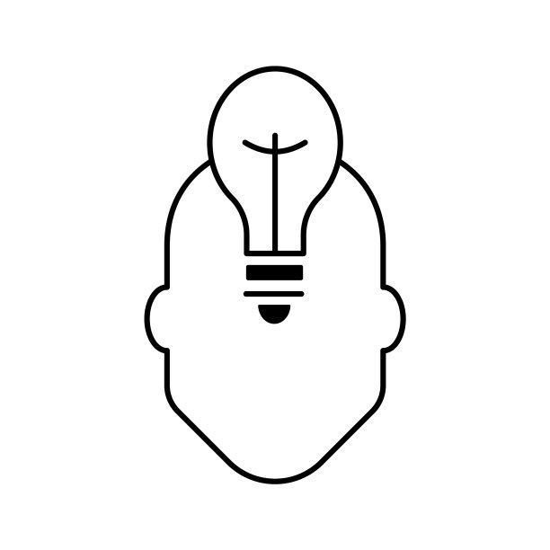 人类和思想的白色图片下载