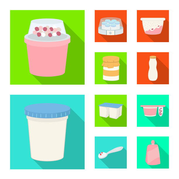 设计有机和乳糖标志集图片下载