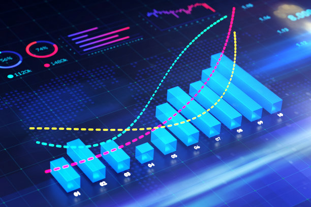 摘要金融图表的数字显示图片下载