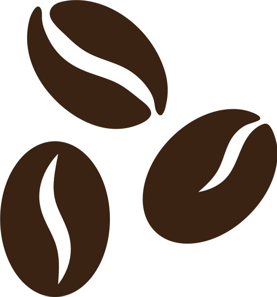 咖啡豆logo模板图片下载