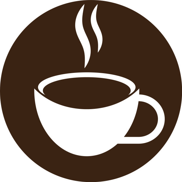 咖啡杯标志模板图片下载