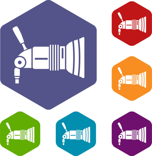 专业工作室灯光图标风格简单图片下载