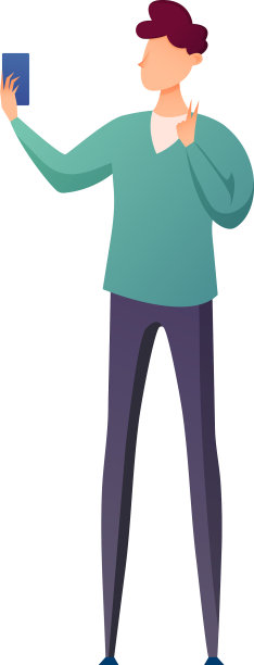 可爱的褐发男学生在自拍图片下载