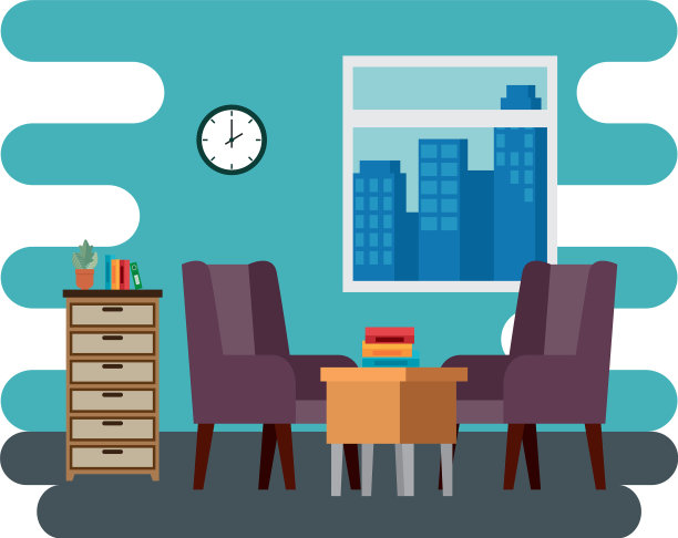 客厅与沙发场景的家的地方图片下载