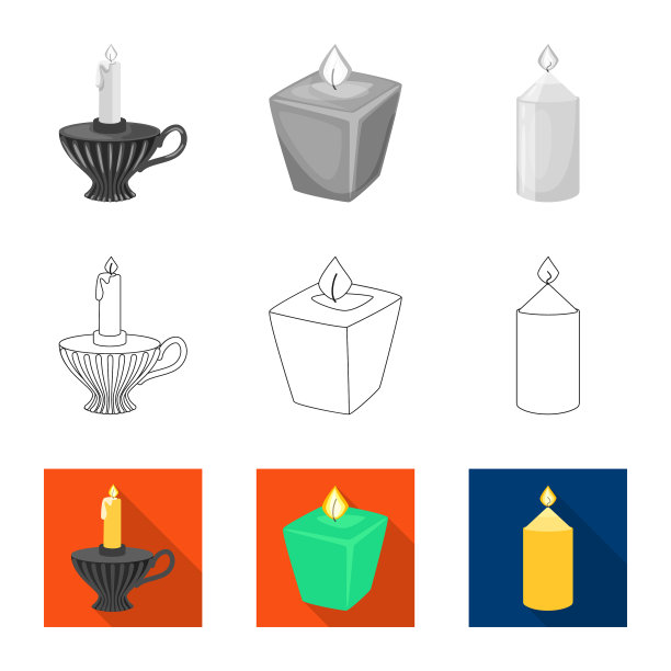 孤立物体松弛和火焰标志图片下载